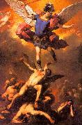  Luca  Giordano The Archangel Michael Flinging the Rebel Angels into the Abyss China oil painting reproduction